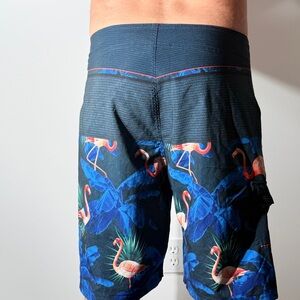 Ocean Current Navy Swim Shorts